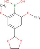 4-(1,3-Dioxolan-2-yl)-2,6-dimethoxyphenylboronic acid