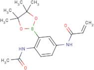 2-Acetamido-5-acrylamidophenylboronic acid, pinacol ester