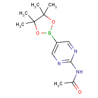 2-Acetamidopyrimidine-5-boronic acid, pinacol ester