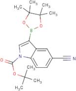 1-BOC-5-cyanoindole-3-boronic acid, pinacol ester