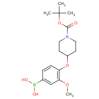 4-(1-BOC-piperidin-4-yloxy)-3-methoxyphenylboronic acid