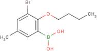 3-Bromo-2-butoxy-5-methylphenylboronic acid