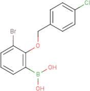 3-Bromo-2-(4'-chlorobenzyloxy)phenylboronic acid