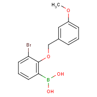 3-Bromo-2-(3'-methoxybenzyloxy)phenylboronic acid