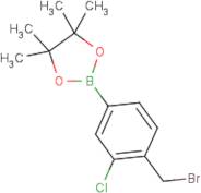 4-Bromomethyl-3-chlorophenylboronic acid, pinacol ester