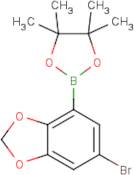 5-Bromo-2,3-methylenedioxyphenylboronic acid, pinacol ester
