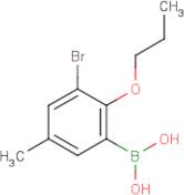 3-Bromo-5-methyl-2-propoxyphenylboronic acid