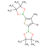 3-Bromo-4-methylthiophene-2,5-diboronic acid, pinacol ester