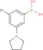 3-Bromo-5-pyrrolidinophenylboronic acid