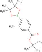 4-(tert-Butoxycarbonyl)-2-methylphenylboronic acid, pinacol ester