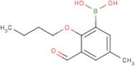 2-Butoxy-3-formyl-5-methylphenylboronic acid