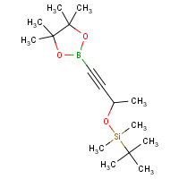 3-(tert-Butyldimethylsilyloxy)but-1-ynylboronic acid, pinacol ester