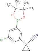 3-Chloro-5-(1-cyano-1-cyclopropyl)phenylboronic acid, pinacol ester