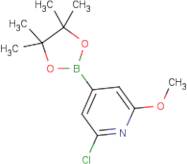 2-Chloro-6-methoxypyridine-4-boronic acid, pinacol ester