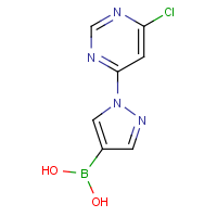 1-(6-Chloropyrimidin-4-yl)pyrazole-4-boronic acid