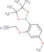 (2-Cyanomethoxy)-4-methoxyphenylboronic acid, pinacol ester