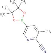 2-Cyano-3-methylpyridine-5-boronic acid, pinacol ester