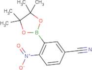 5-Cyano-2-nitrophenylboronic acid, pinacol ester