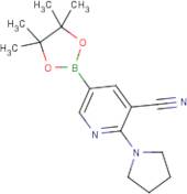 3-Cyano-2-pyrrolidinopyridine-5-boronic acid, pinacol ester