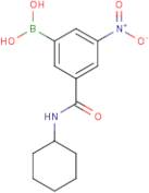 3-(Cyclohexylaminocarbonyl)-5-nitrophenylboronic acid