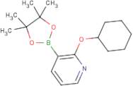 2-Cyclohexyloxypyridine-3-boronic acid, pinacol ester