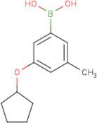 3-(Cyclopentyloxy)-5-methylphenylboronic acid
