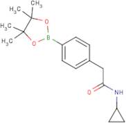 4-(N-Cyclopropylaminocarbonyl)methylphenylboronic acid, pinacol ester