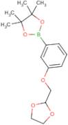 3-((1,3-Dioxolan-2-yl)methoxy)phenylboronic acid, pinacol ester