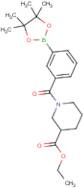 3-[3-(Ethoxycarbonyl)piperidine-1-carbonyl]phenylboronic acid, pinacol ester