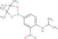 4-Isopropylamino-3-nitrophenylboronic acid, pinacol ester