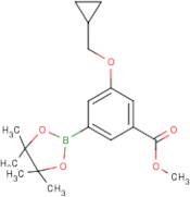 3-Methoxycarbonyl-5-(cyclopropylmethoxy)phenylboronic acid, pinacol ester