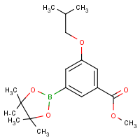 3-Methoxycarbonyl-5-isobutoxyphenylboronic acid, pinacol ester