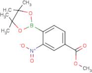 4-Methoxycarbonyl-2-nitrophenylboronic acid, pinacol ester