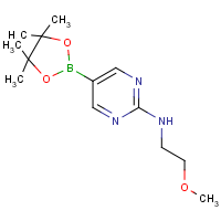 2-(2-Methoxyethylamino)pyrimidine-5-boronic acid, pinacol ester