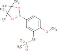 4-Methoxy-3-(methylsulfonylamino)phenylboronic acid, pinacol ester