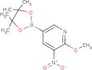 2-Methoxy-3-nitro-5-(4,4,5,5-tetramethyl-1,3,2-dioxaborolan-2-yl)-pyridine