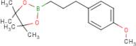 3-(4-Methoxyphenyl)propylboronic acid, pinacol ester