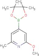 6-Methoxy-2-picoline-4-boronic acid, pinacol ester