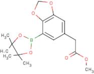 2,3-Methylenedioxo-5-(methoxycarbonyl)methylphenylboronic acid, pinacol ester