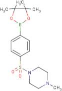 1-Methyl-4-[4-(4,4,5,5-tetramethyl-[1,3,2]dioxaborolan-2-yl)-benzenesulfonyl]-piperazine