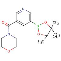 5-(Morpholine-4-carbonyl)pyridine-3-boronic acid, pinacol ester