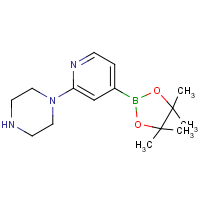 2-(Piperazin-1-yl)pyridine-4-boronic acid, pinacol ester