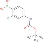 (4-{[(tert-Butoxy)carbonyl]amino}-2-chlorophenyl)boronic acid