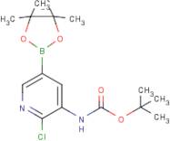 3-tert-Butyloxycarbonylamino-2-chloropyridine-5-boronic acid, pinacol ester