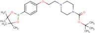 tert-Butyl 4-(2-[4-(4,4,5,5-tetramethyl[1,3,2]dioxaborolan-2-yl)phenoxy]ethyl)piperazine-1-carbo...