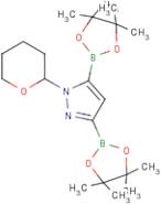 1-(Tetrahydro-2H-pyran-2-yl)-1H-pyrazole-3,5-diboronic acid, pinacol ester