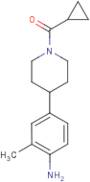 (4-(4-Amino-3-methylphenyl)piperidin-1-yl)(cyclopropyl)methanone