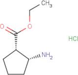 Ethyl (1S,2R)-2-aminocyclopentane-1-carboxylate hydrochloride