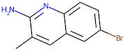 2-Amino-6-bromo-3-methylquinoline