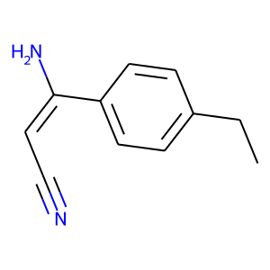 3-Amino-3-(4-ethylphenyl)acrylonitrile